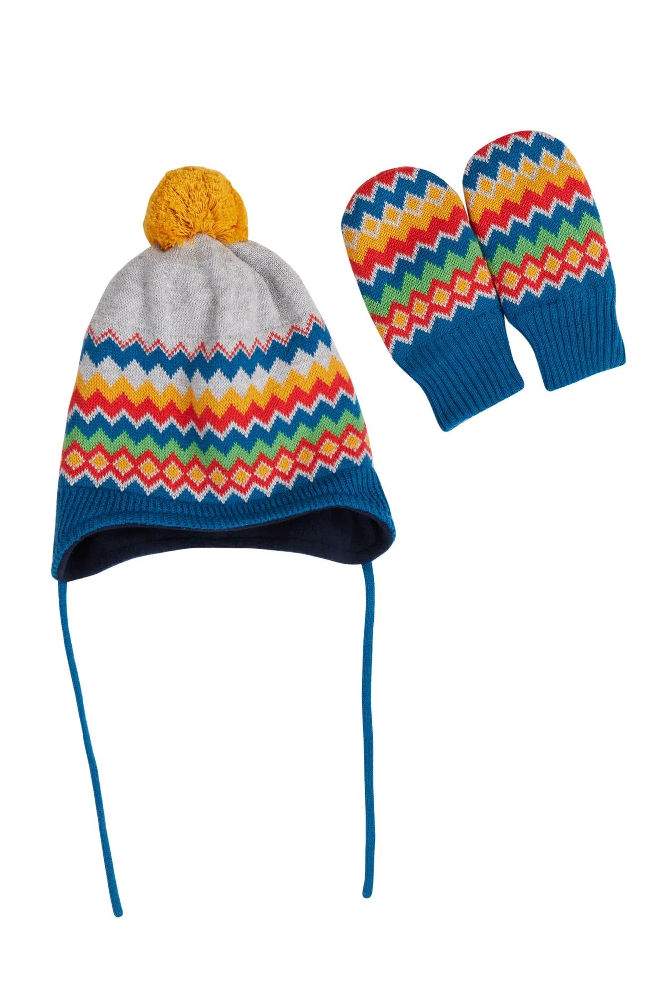 Frugi Fairisle Snug Knitted Set