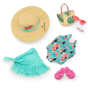 Fun in the Sun Travel Outfit for 18-inch Dolls