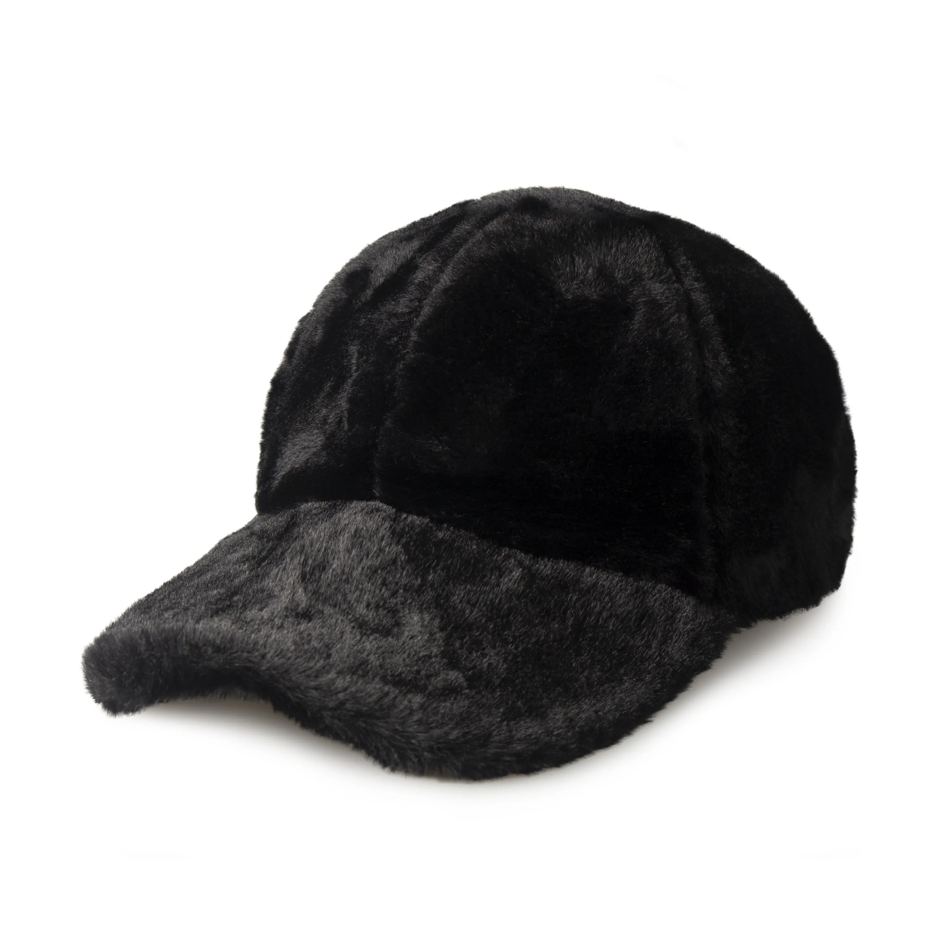 Fur Pom Baseball Cap