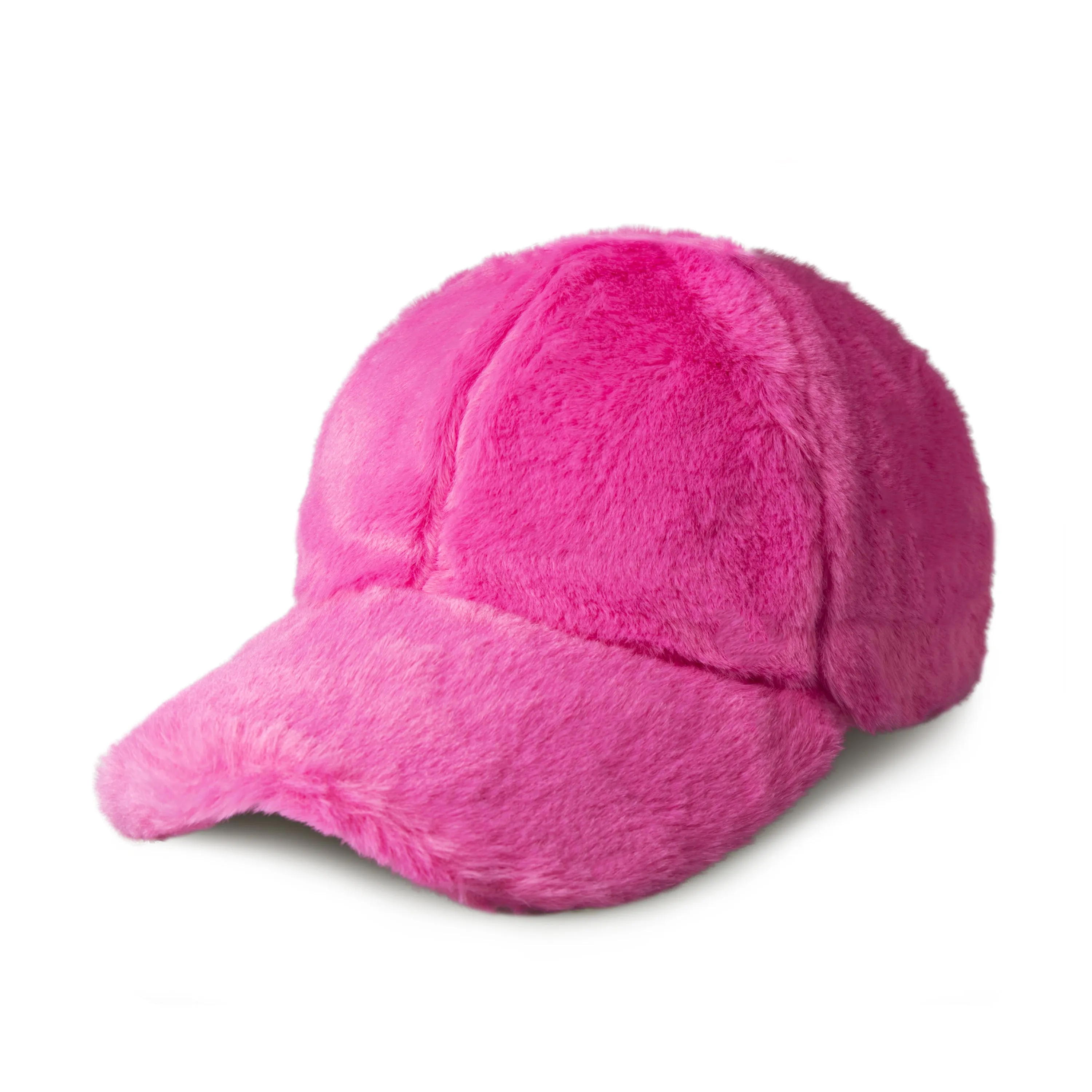 Fur Pom Baseball Cap