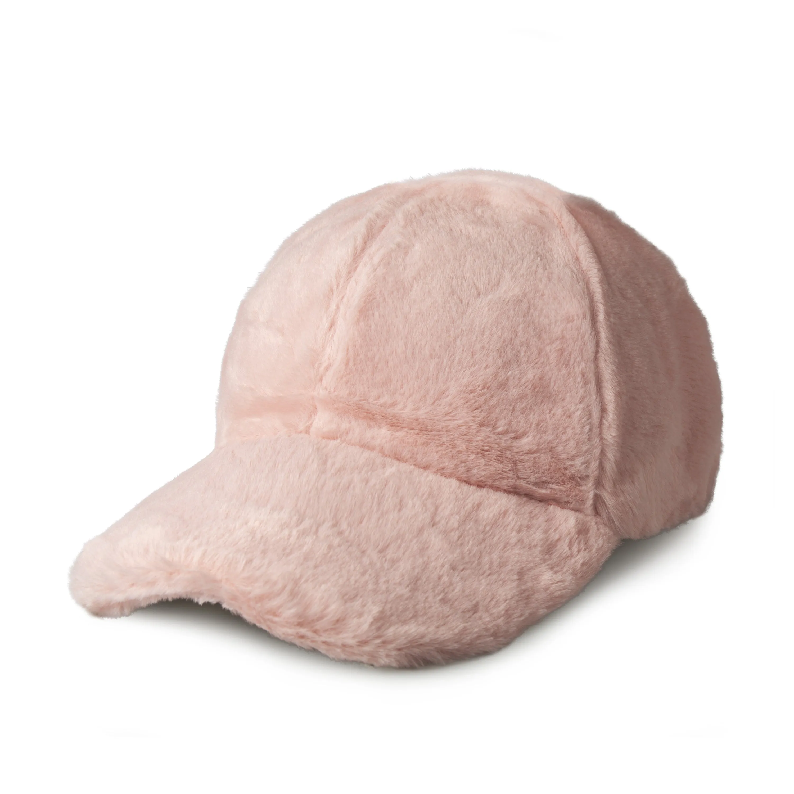 Fur Pom Baseball Cap