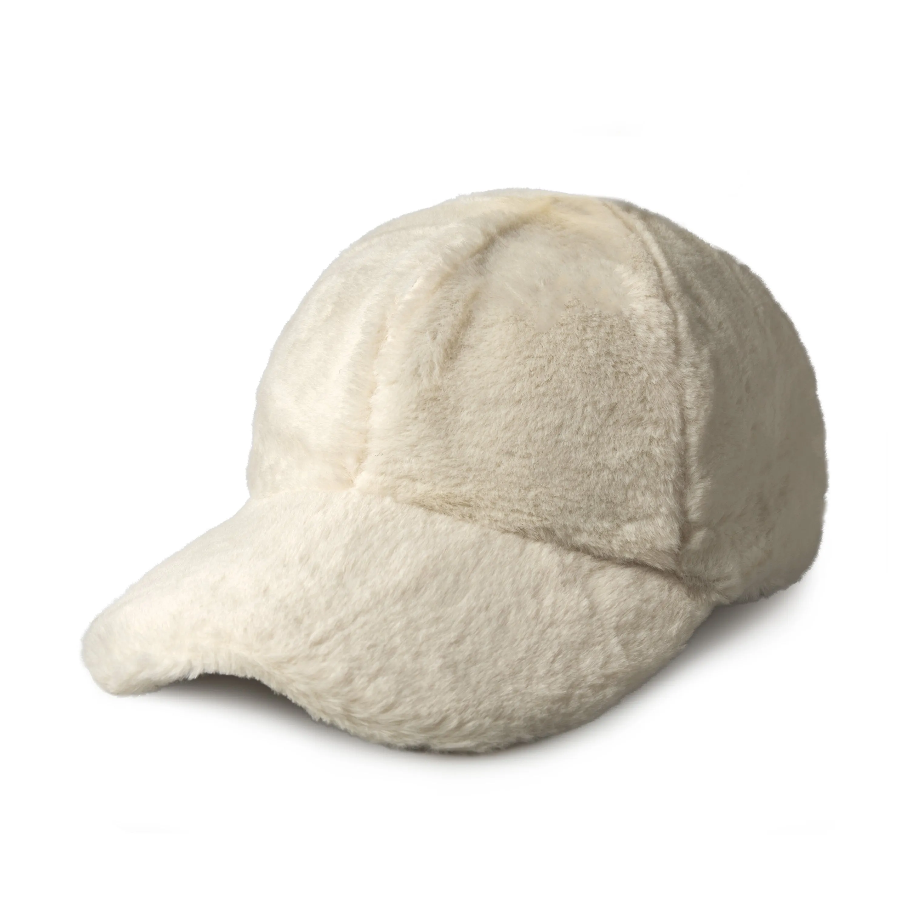 Fur Pom Baseball Cap