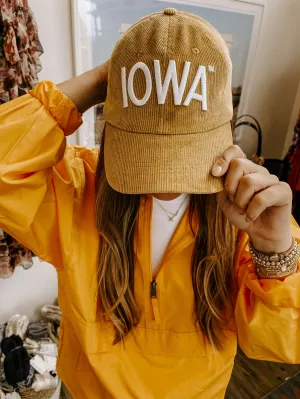 Gameday Social - 'IOWA' Corduroy Hat