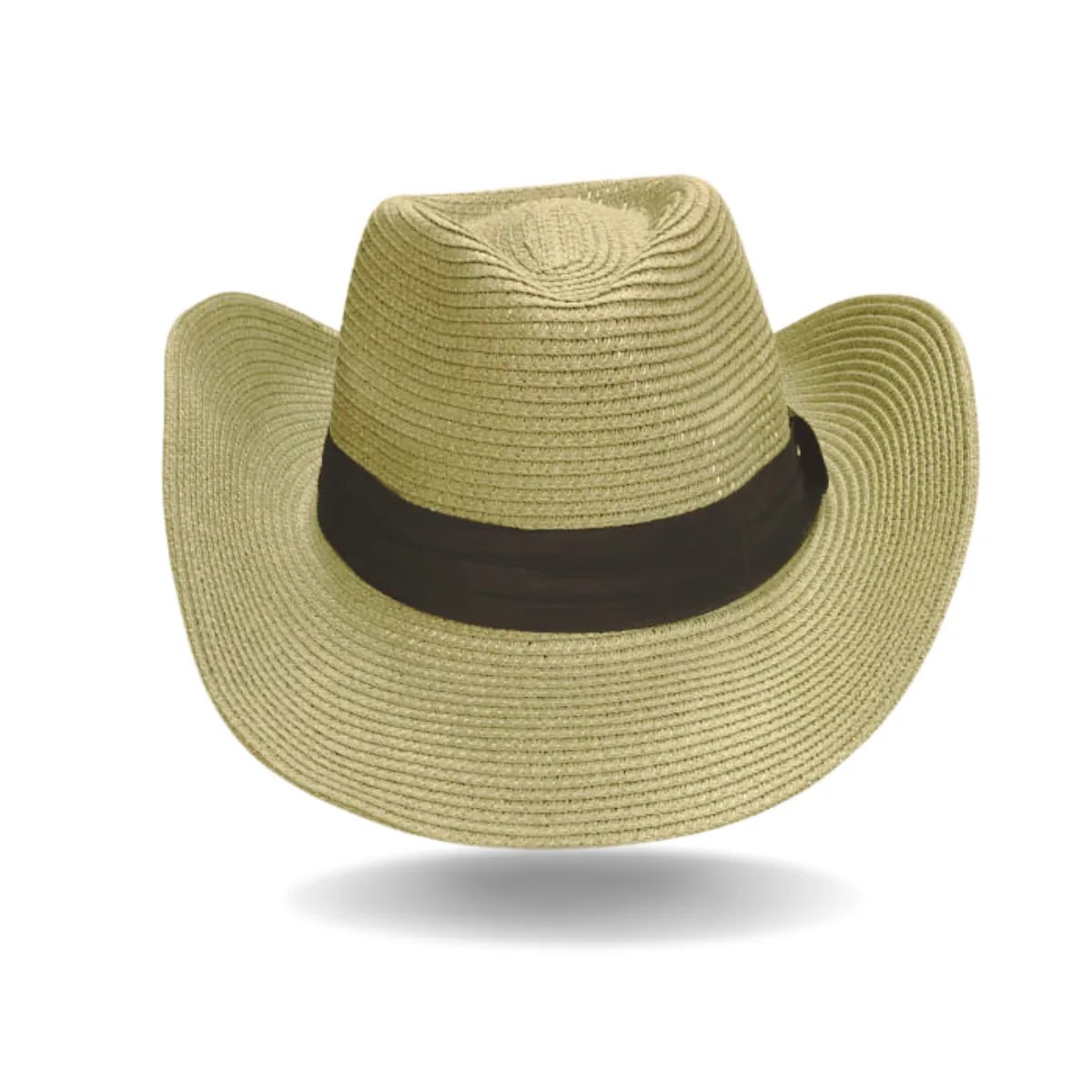 GolfBasic Men's Straw Hat with Band