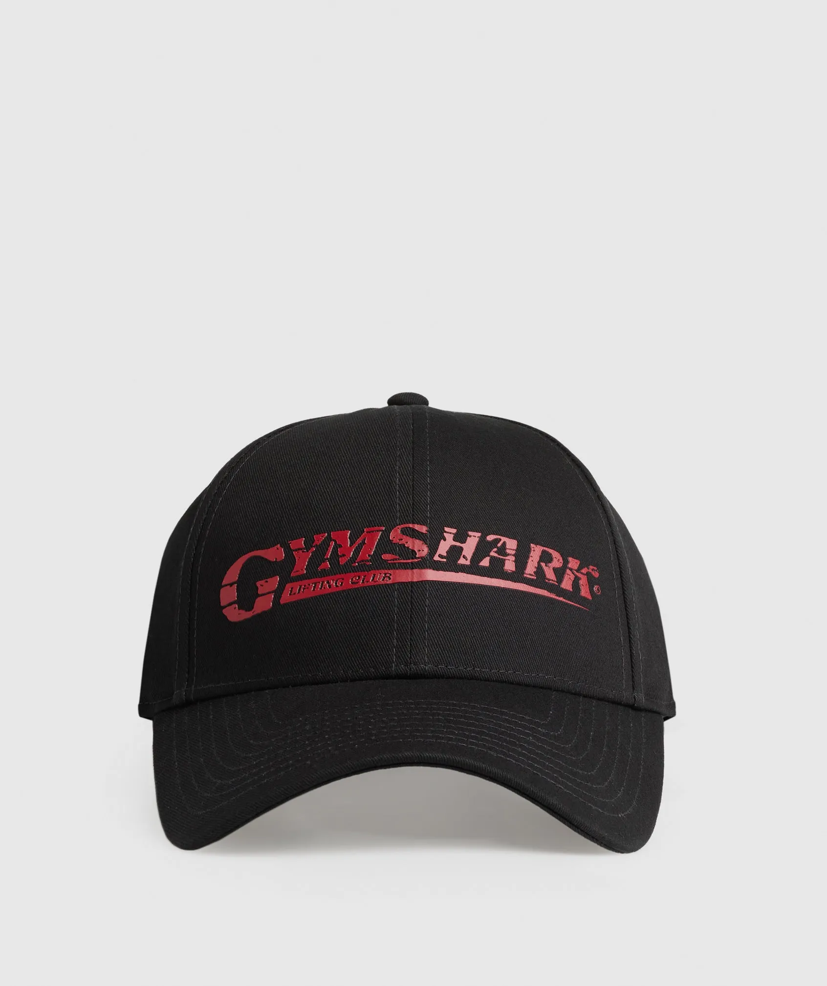 Gymshark GFX Baseball Cap - Black/Carmine Red