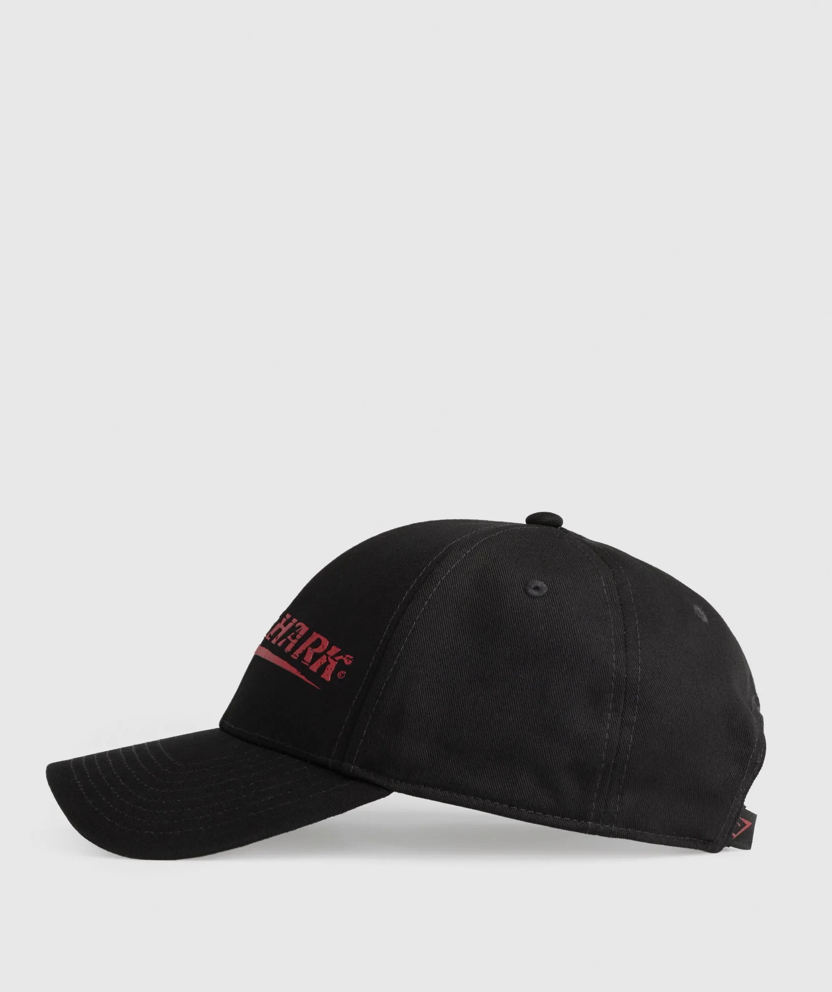 Gymshark GFX Baseball Cap - Black/Carmine Red