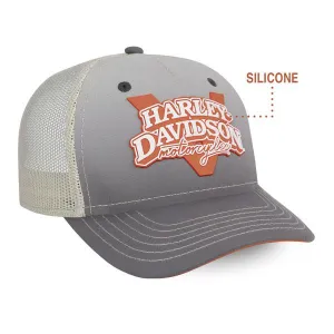 Harley-Davidson® Women's V-Twin Power Adjustable Baseball Cap, Gray BC132554