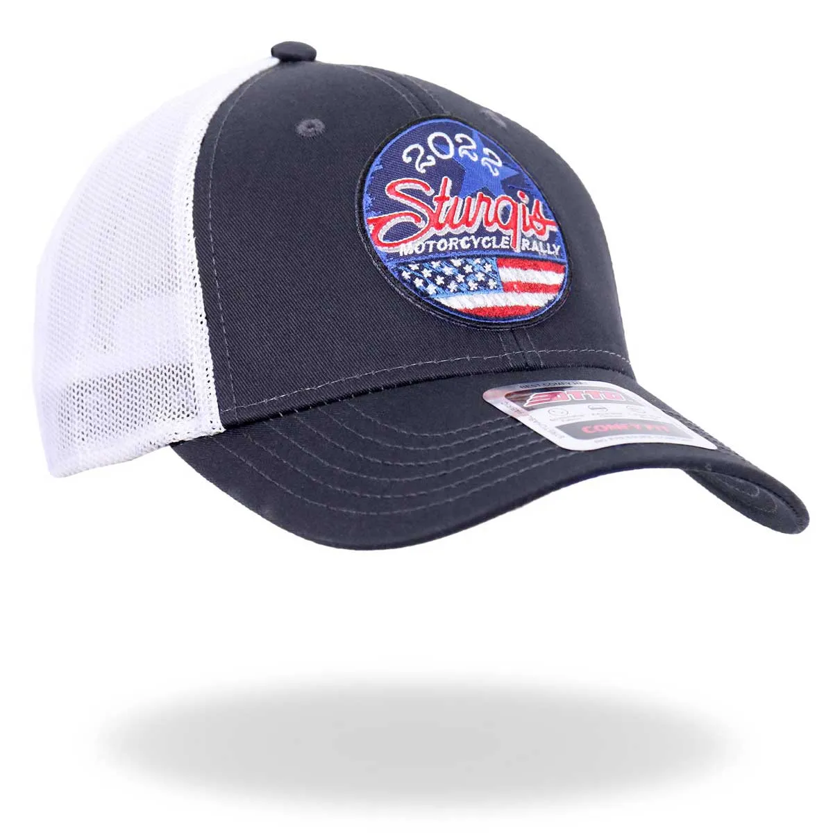 Hot Leathers SPA4278 Navy Blue with White 2022 GSSI 22 Circle Logo Hat