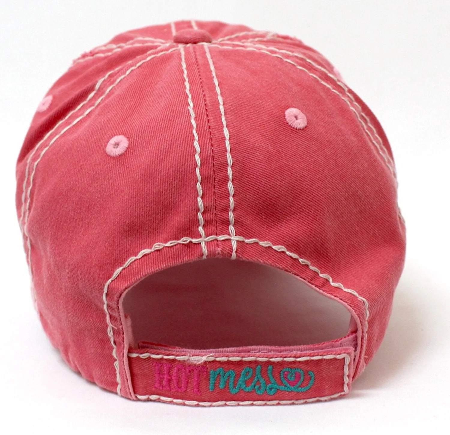 Hot Southern Mess Patch Embroidery Distressed Baseball Hat