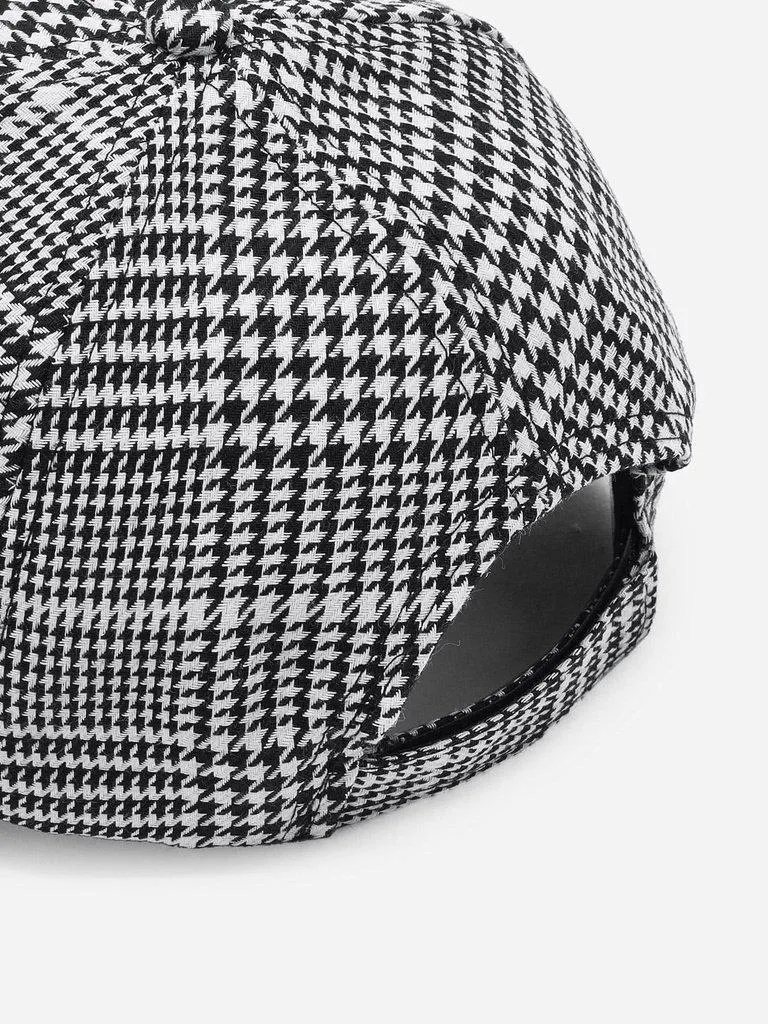 Houndstooth Baseball Cap