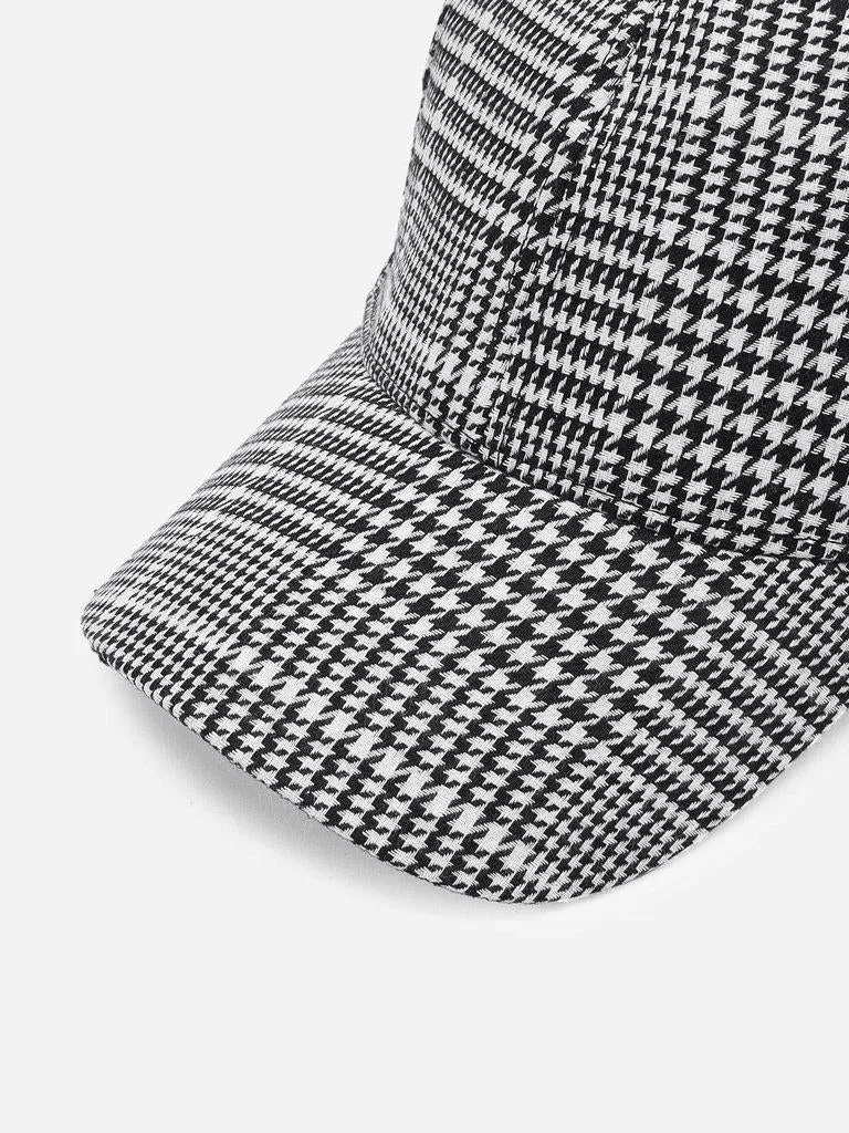 Houndstooth Baseball Cap