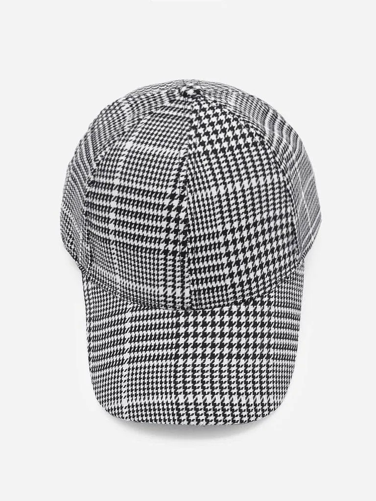 Houndstooth Baseball Cap