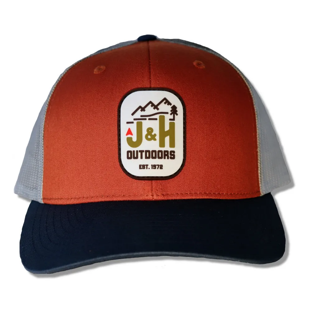 J&H Outdoors Rubber Patch Logo Hat