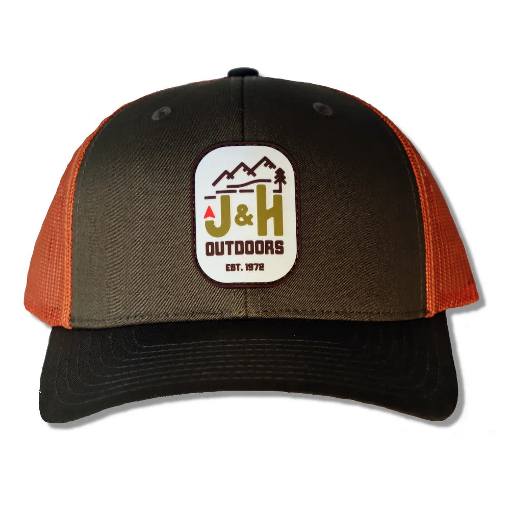 J&H Outdoors Rubber Patch Logo Hat