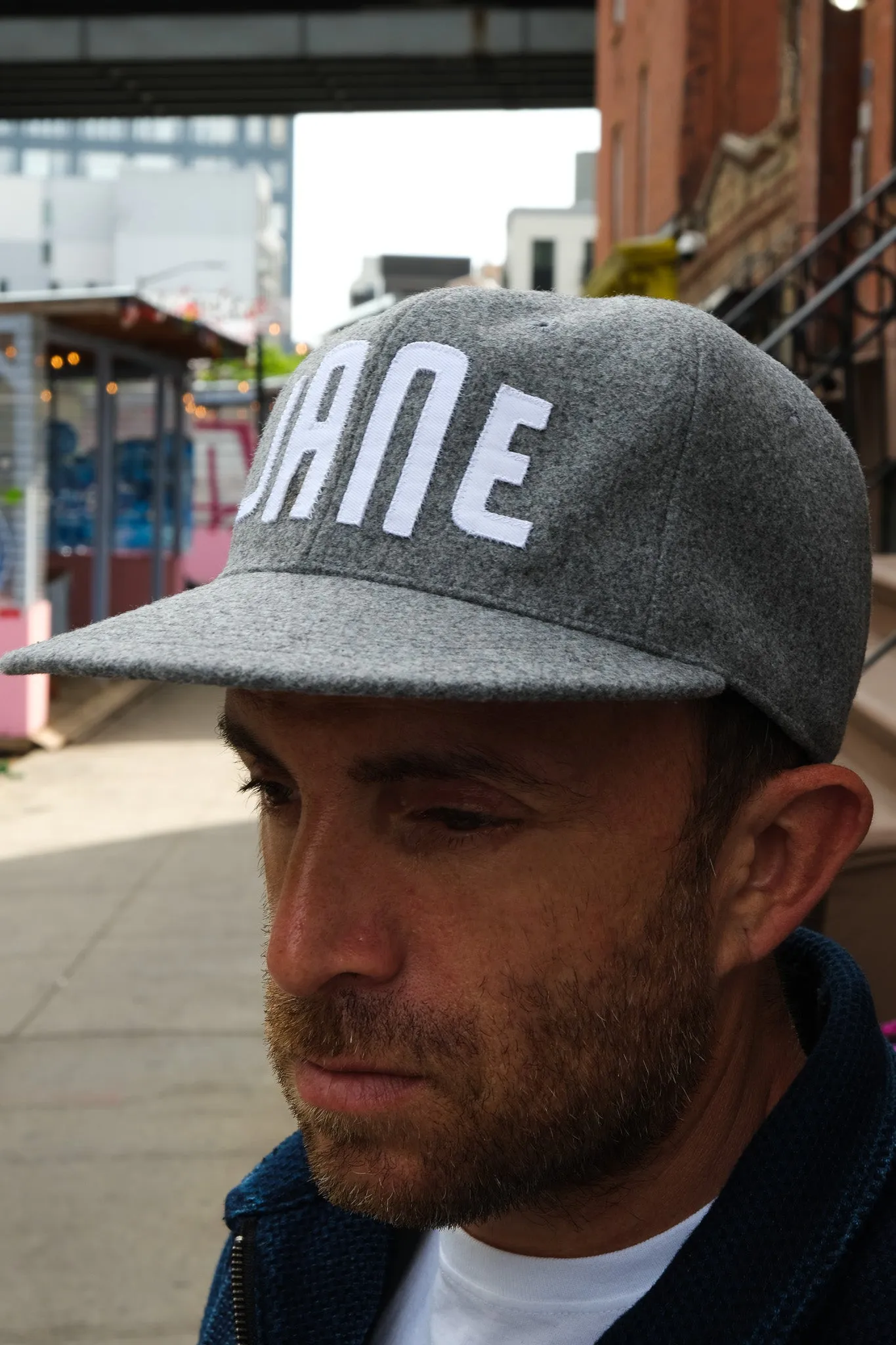 JANE Ballpark Hat - Grey/White