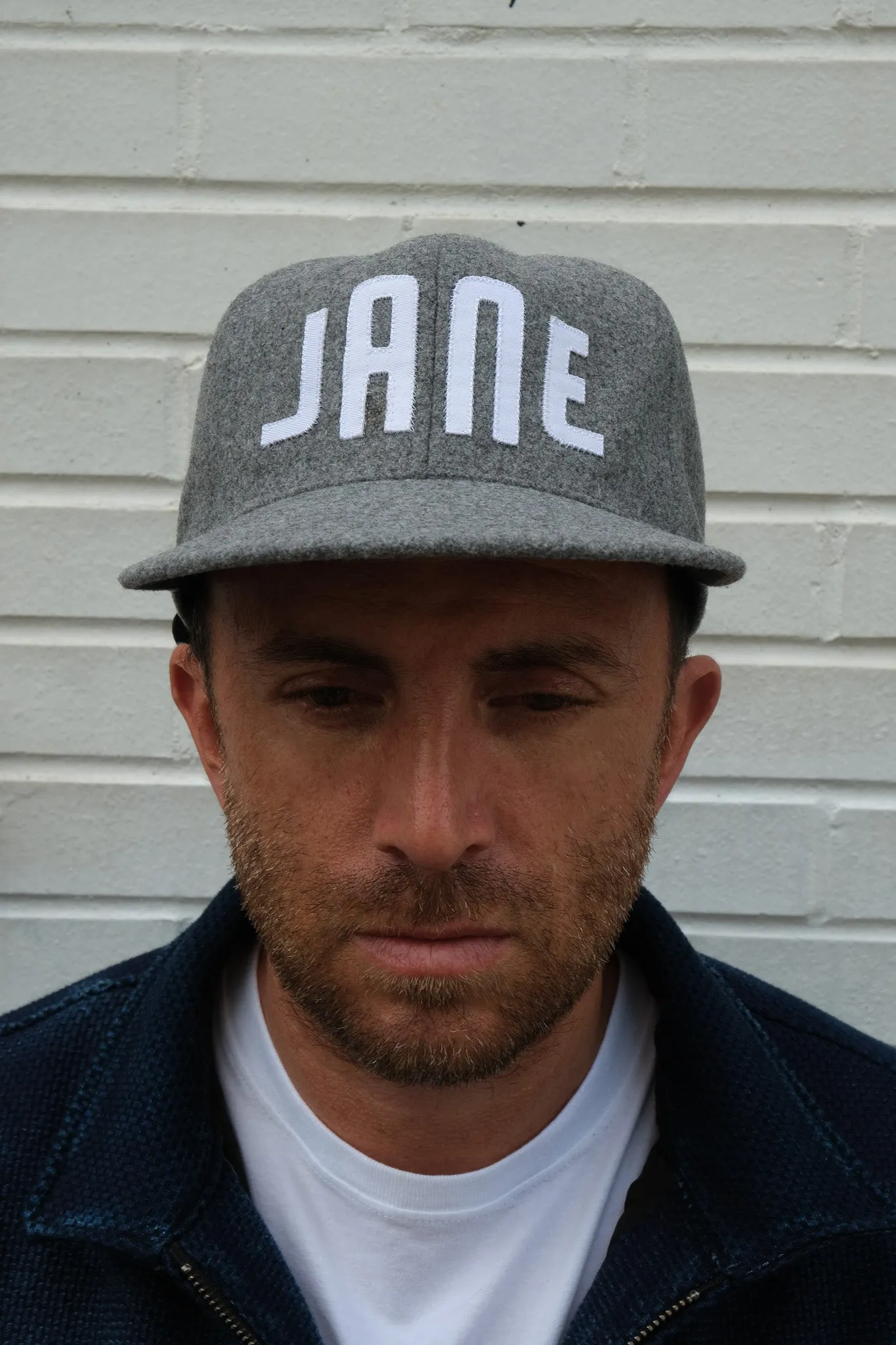 JANE Ballpark Hat - Grey/White