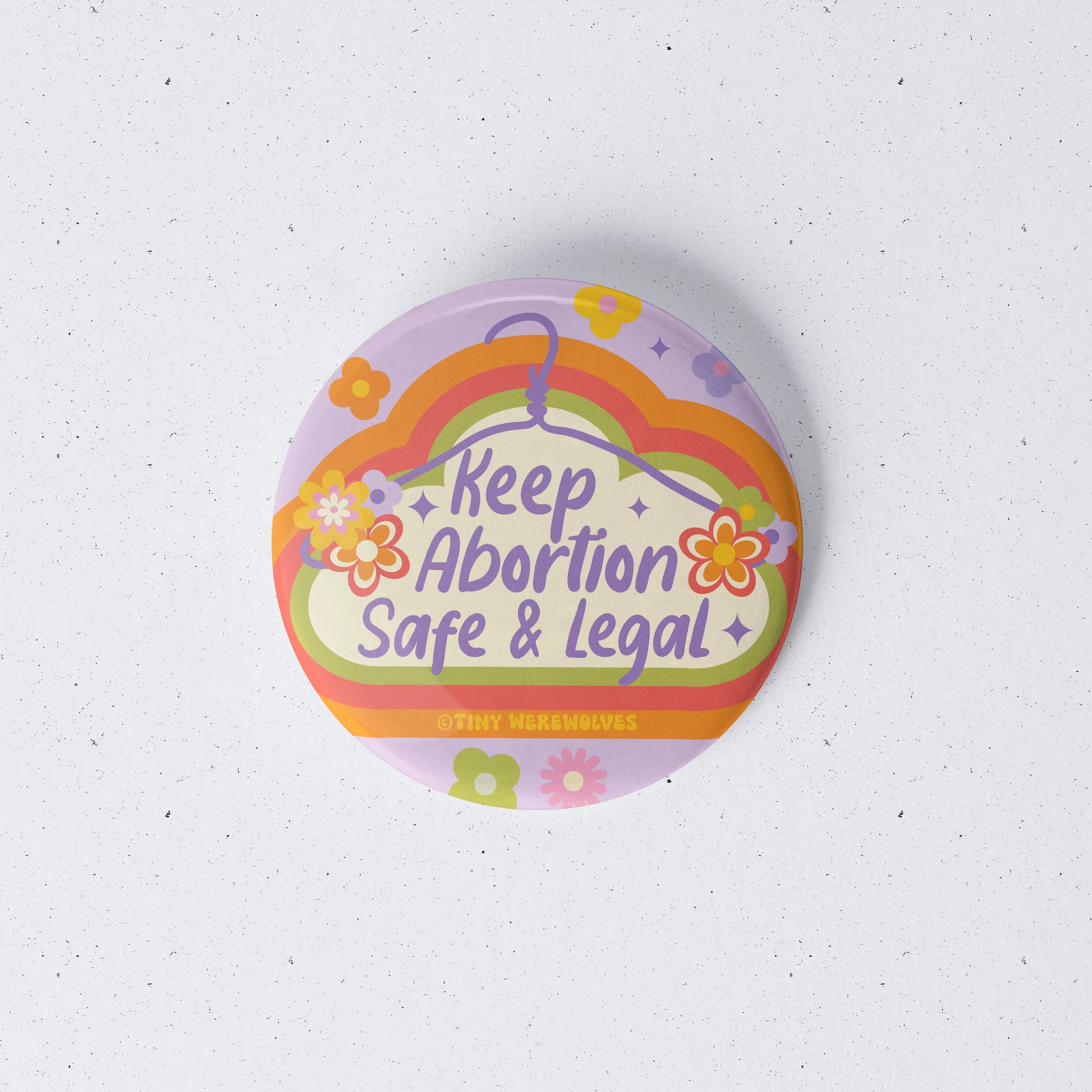 Keep Abortion Safe & Legal 1" Mini Button Pin