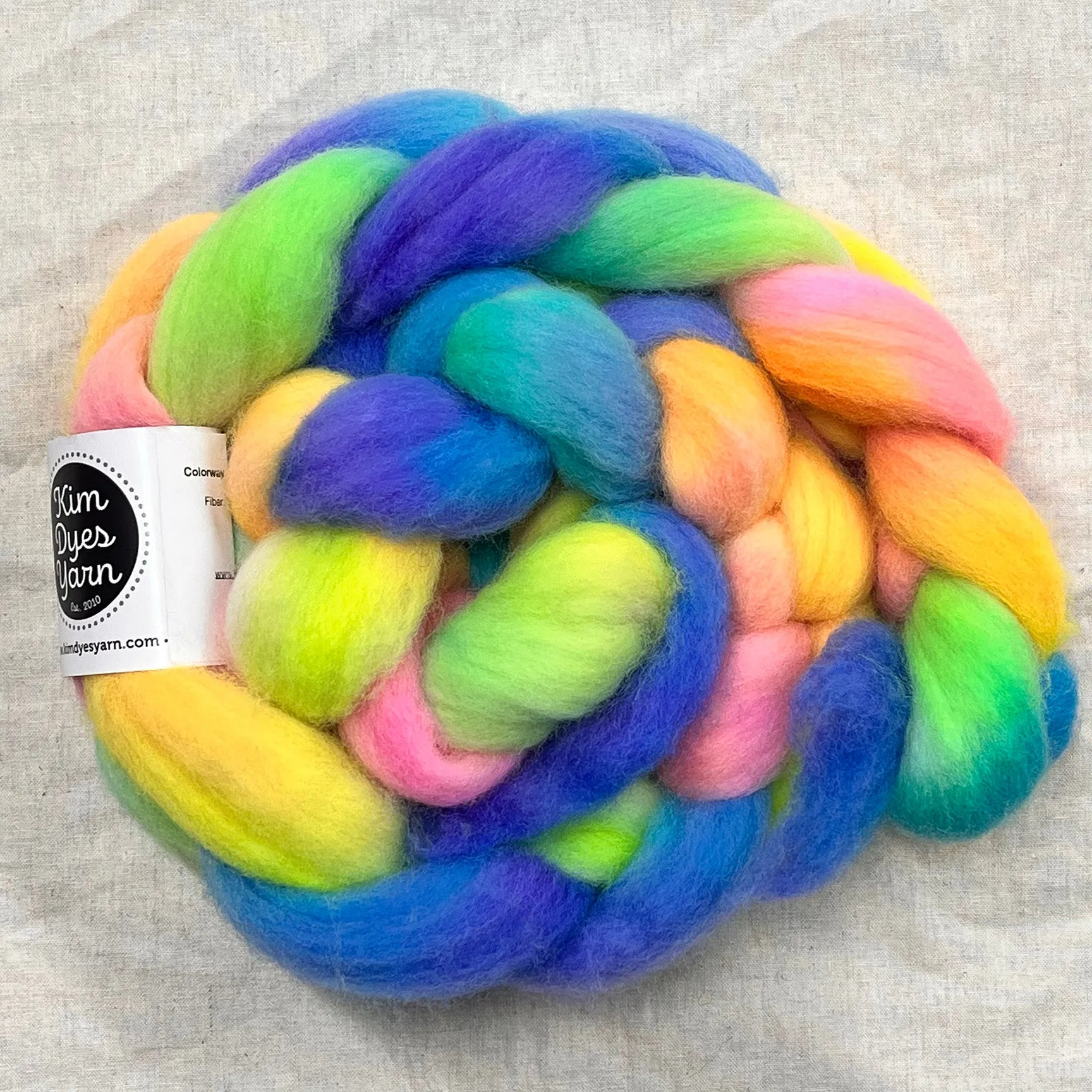 Kim Dyes Yarn Falkland Combed Top