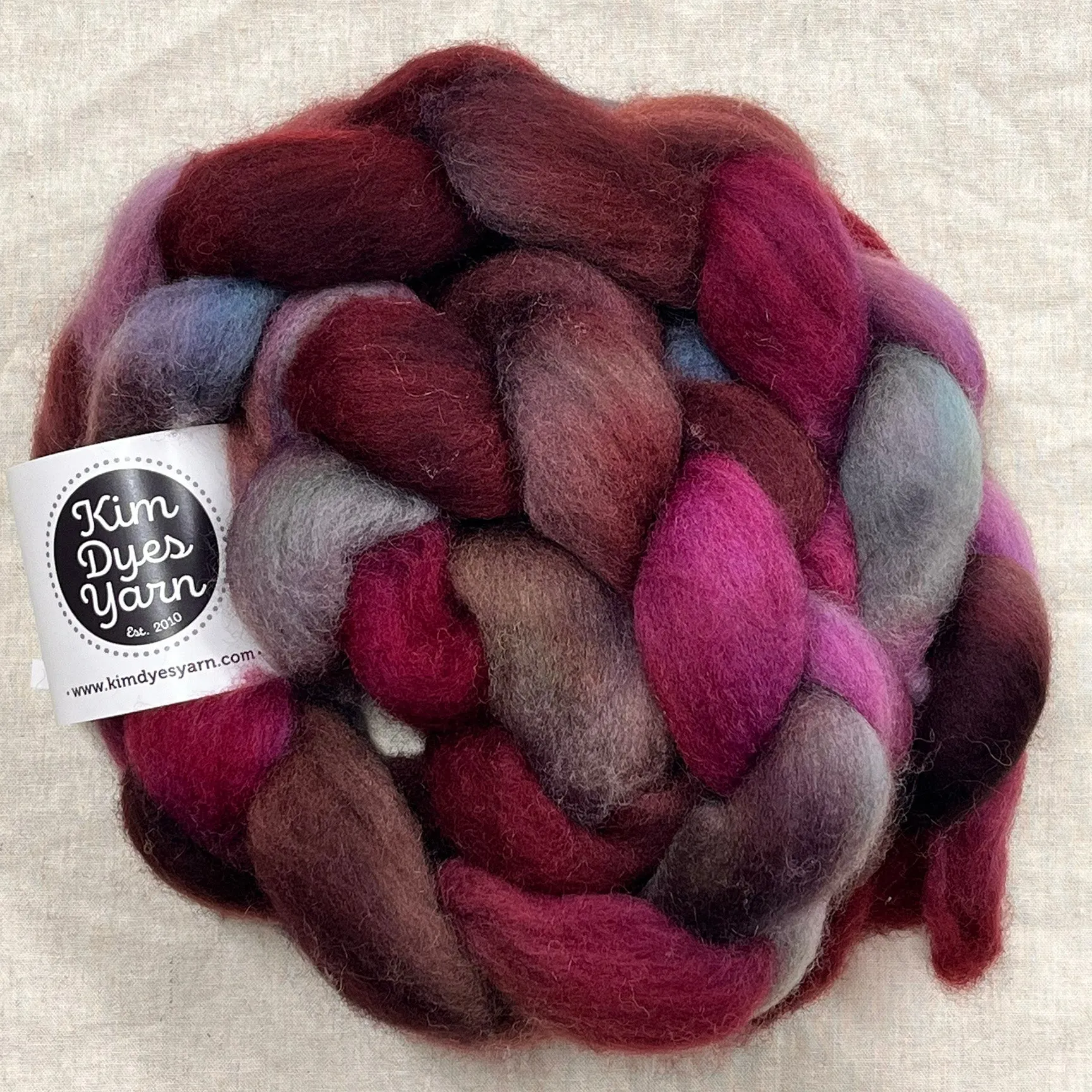 Kim Dyes Yarn Falkland Combed Top