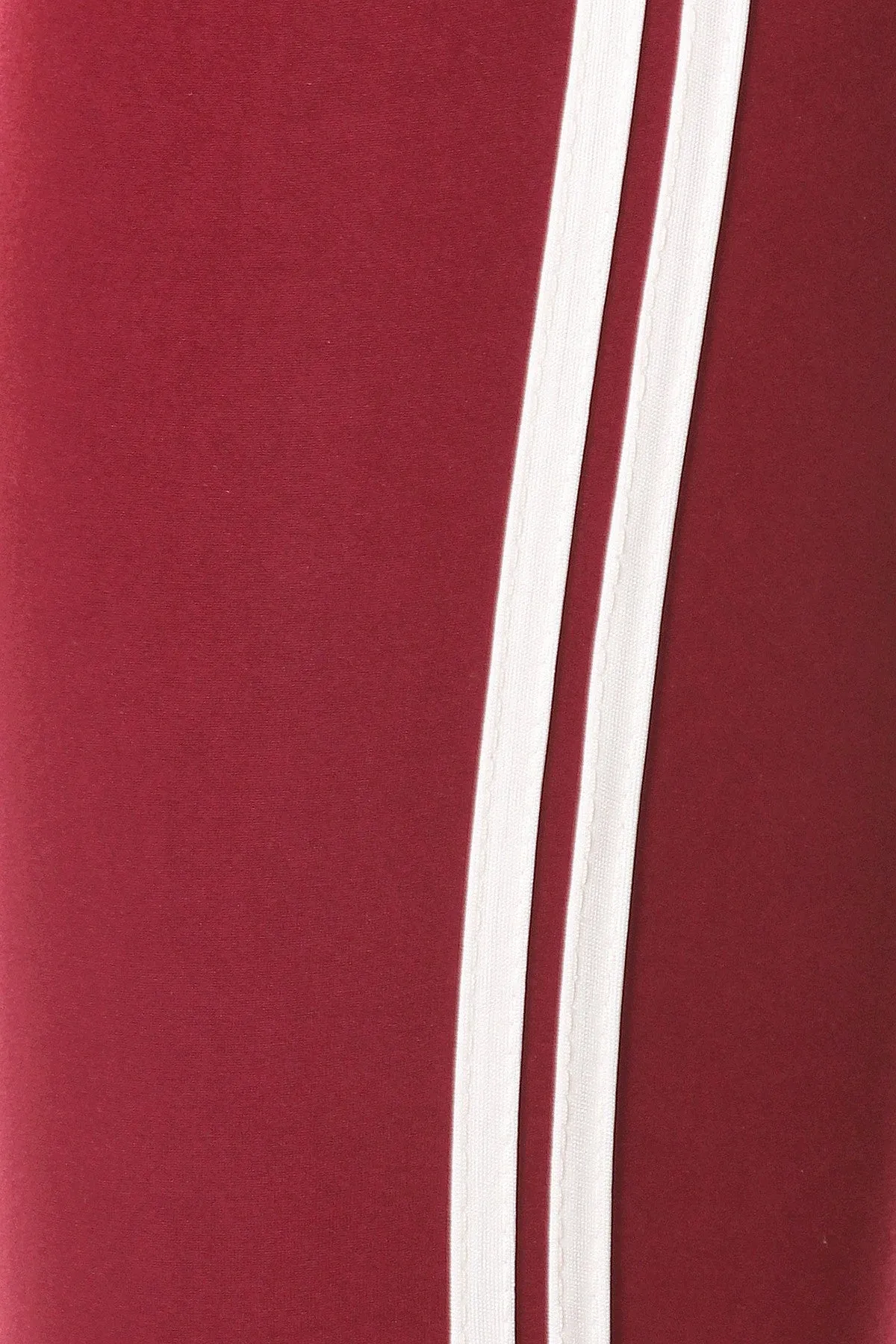 Ladies Stripped Red And White Track Jogger