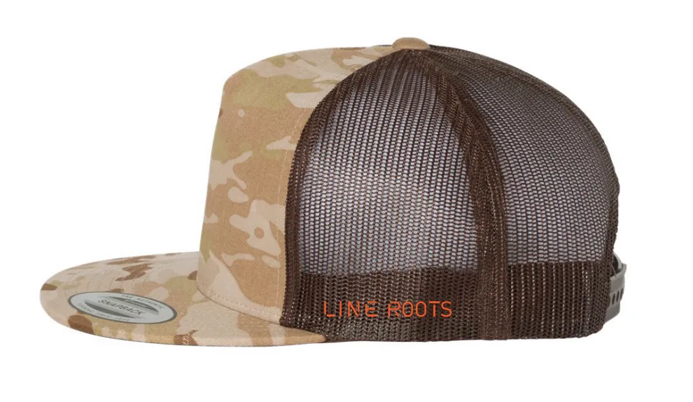 LR Tan Camo Trucker