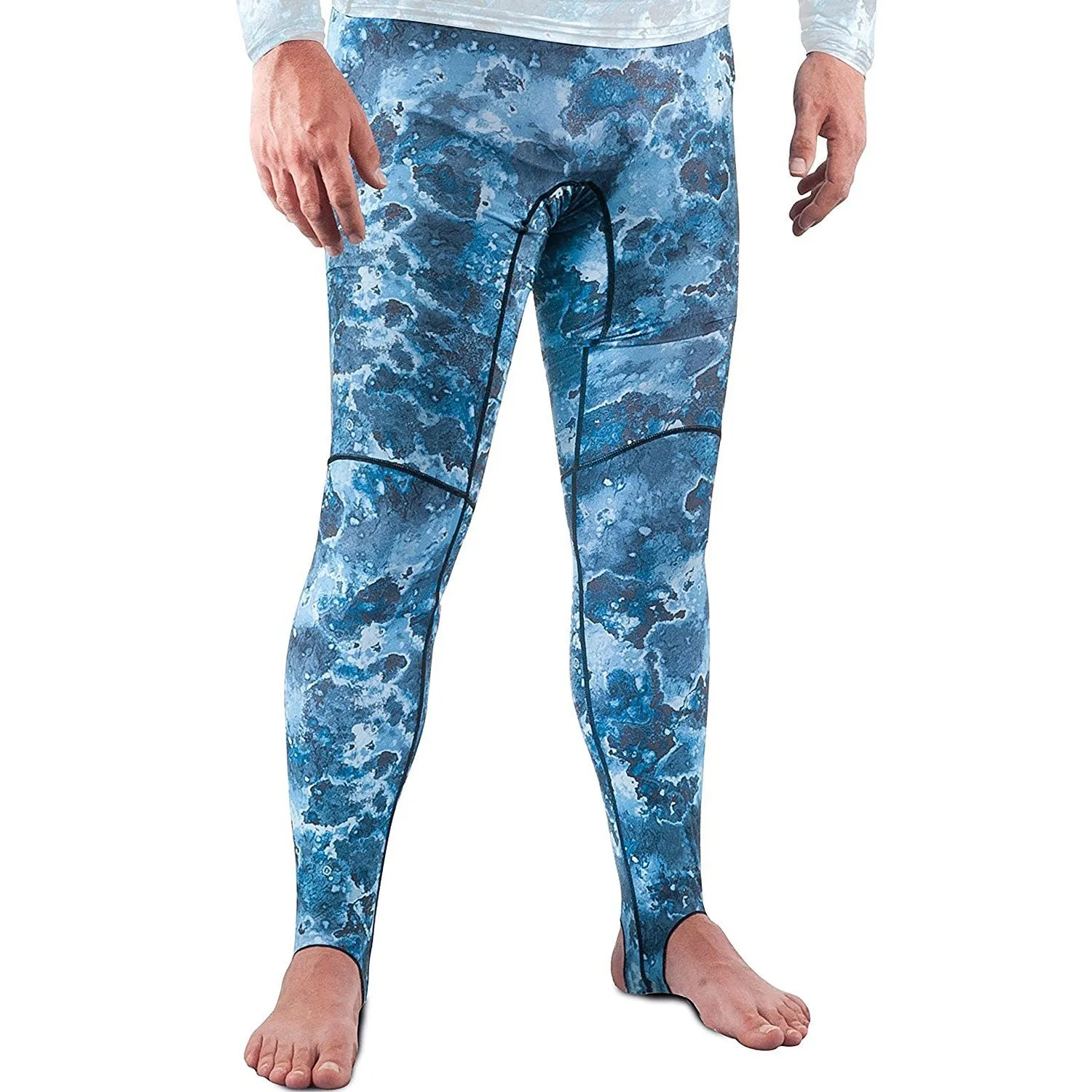 Mares Camo Blue Rash Guard Pants