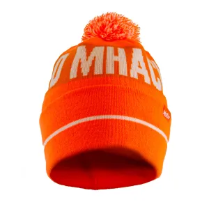 Mc Keever Armagh GAA Official Vital Bobble Hat Text - Youth - Orange/White