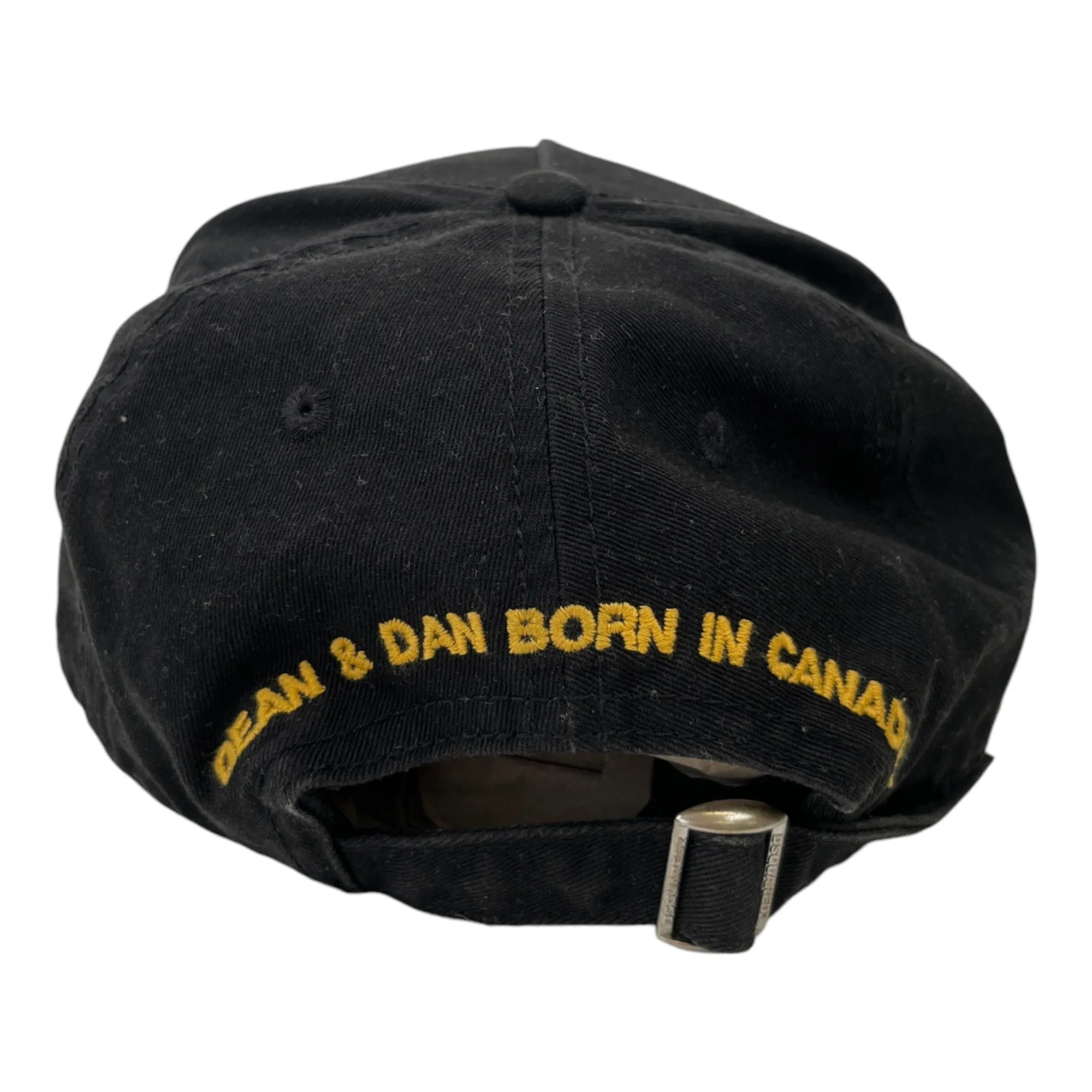 Men's Distressed Logo Hat Black