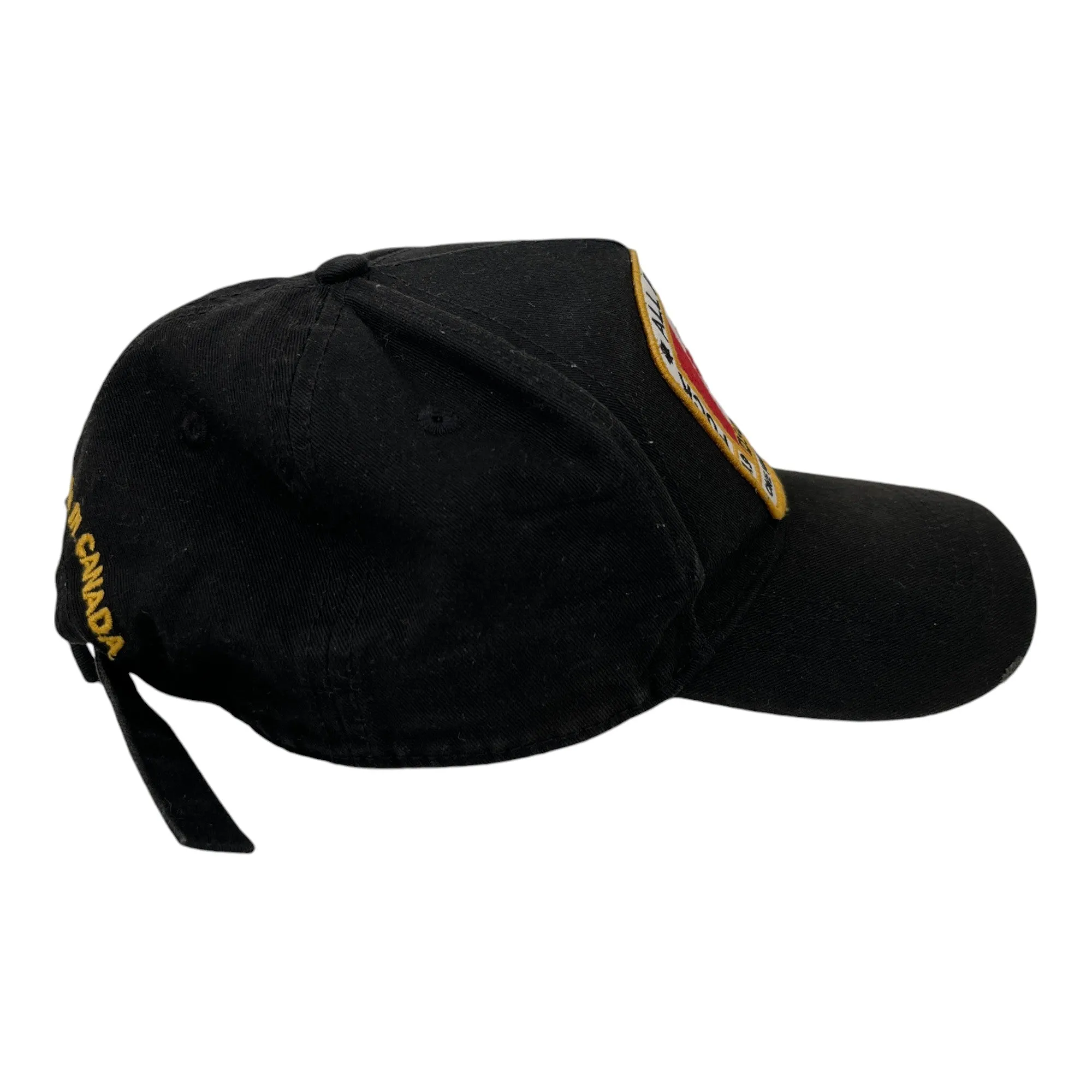 Men's Distressed Logo Hat Black