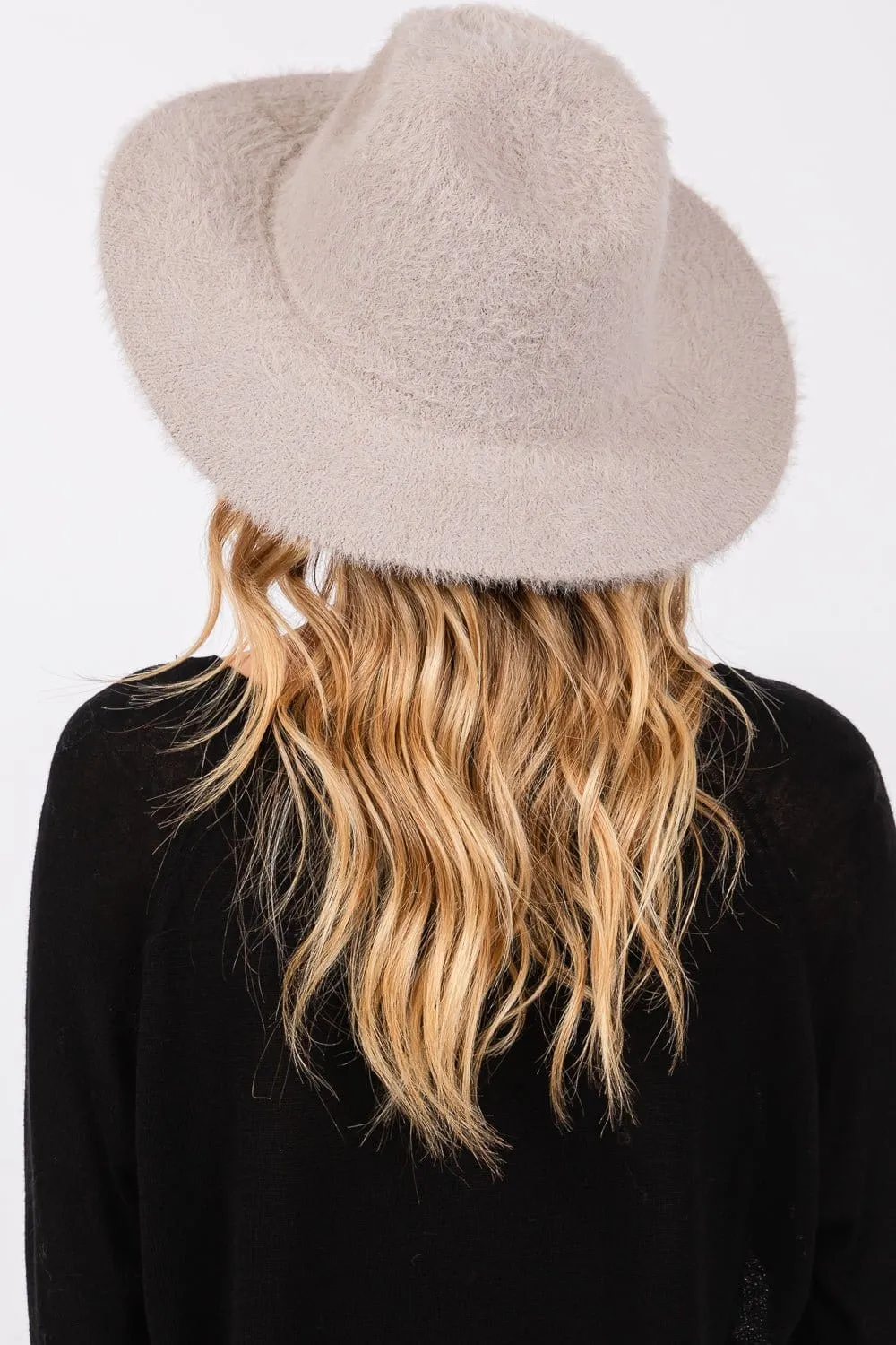 MH0172 Fuzzy Fedora Hat