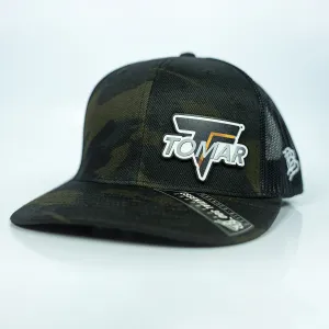 Midnight Camo Trucker Hat w/ TOMAR Off Road Logo