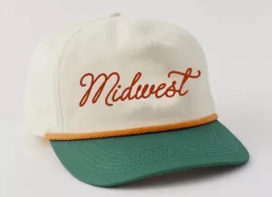 Midwest Rope Hat, Embroidered Ball Cap