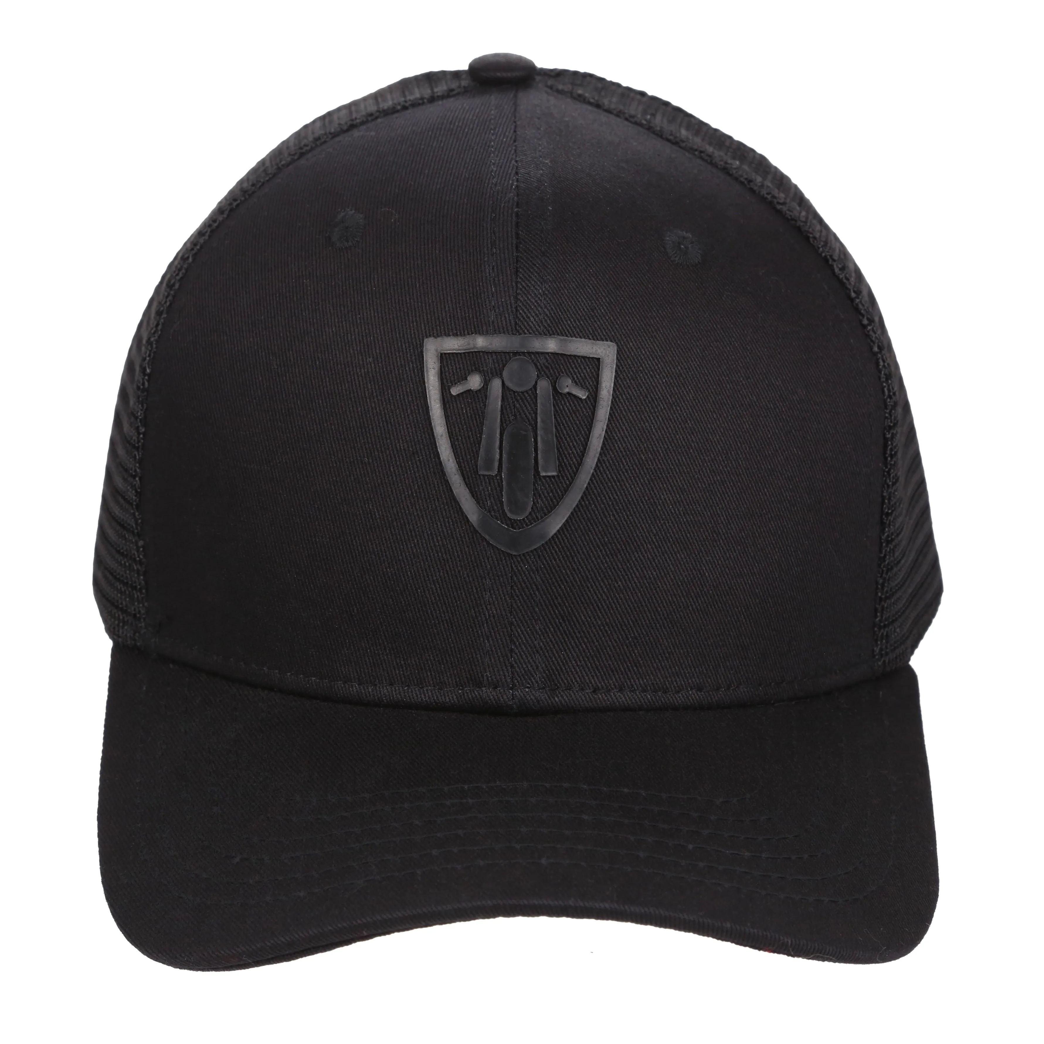 MotoGirl Black Shield Cap