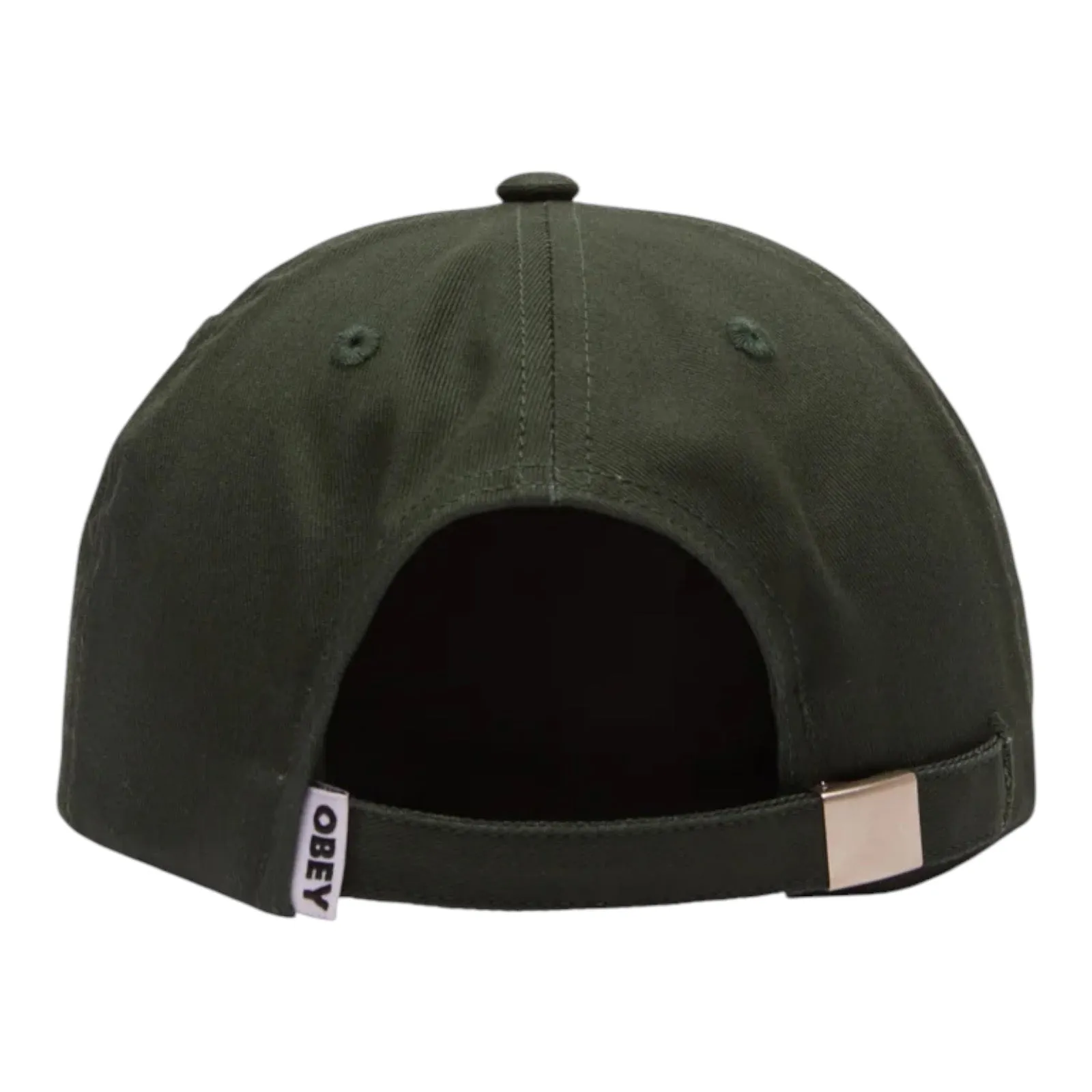 OBEY ICON PATCH PANEL STRAPBACK HAT BLACK