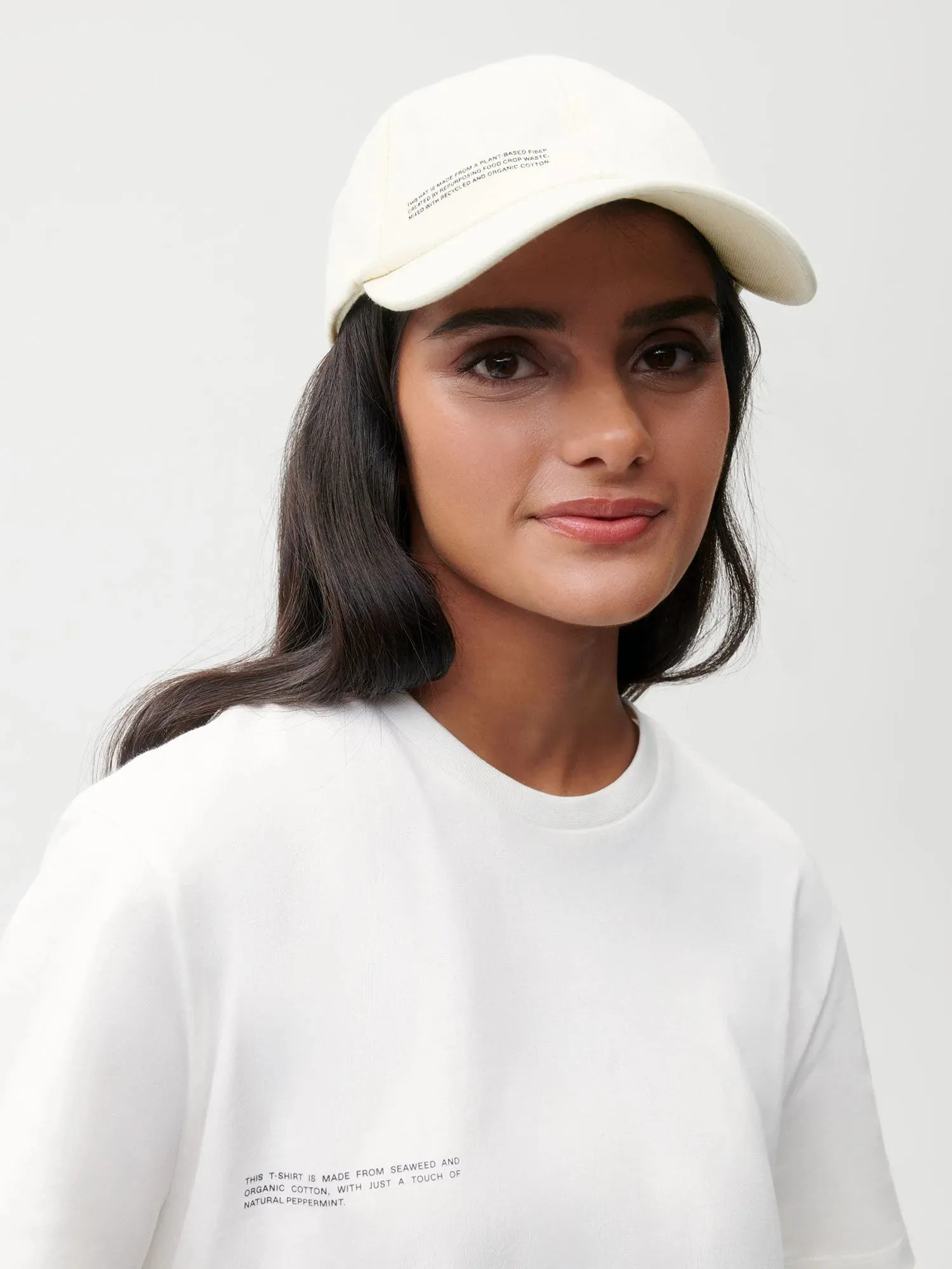 Oilseed Hemp Twill Baseball Cap—ecru ivory