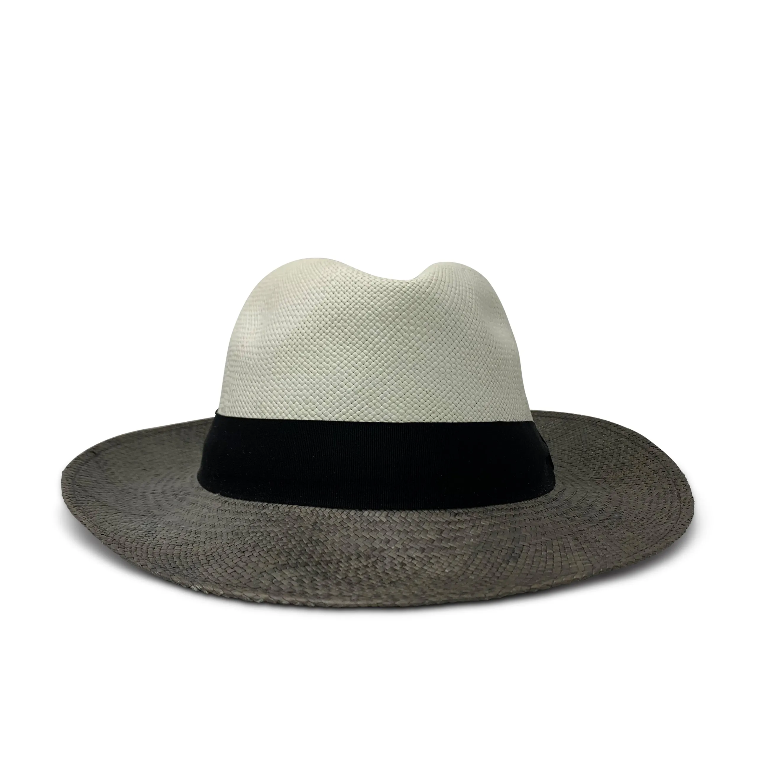 Panama Black and White Hat