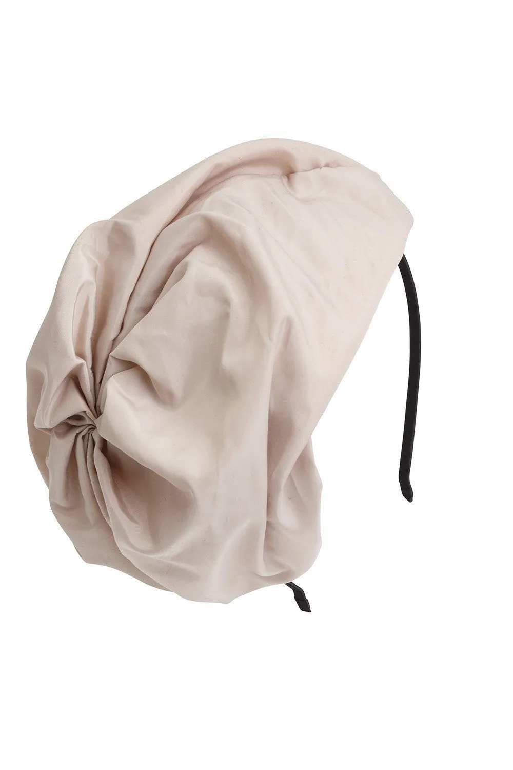 Petit Hat - Taupe Taffeta