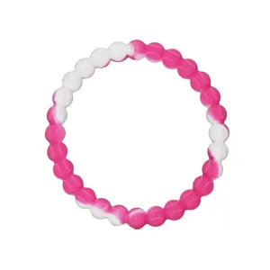 Power Band Softball Bracelet | Pink & White