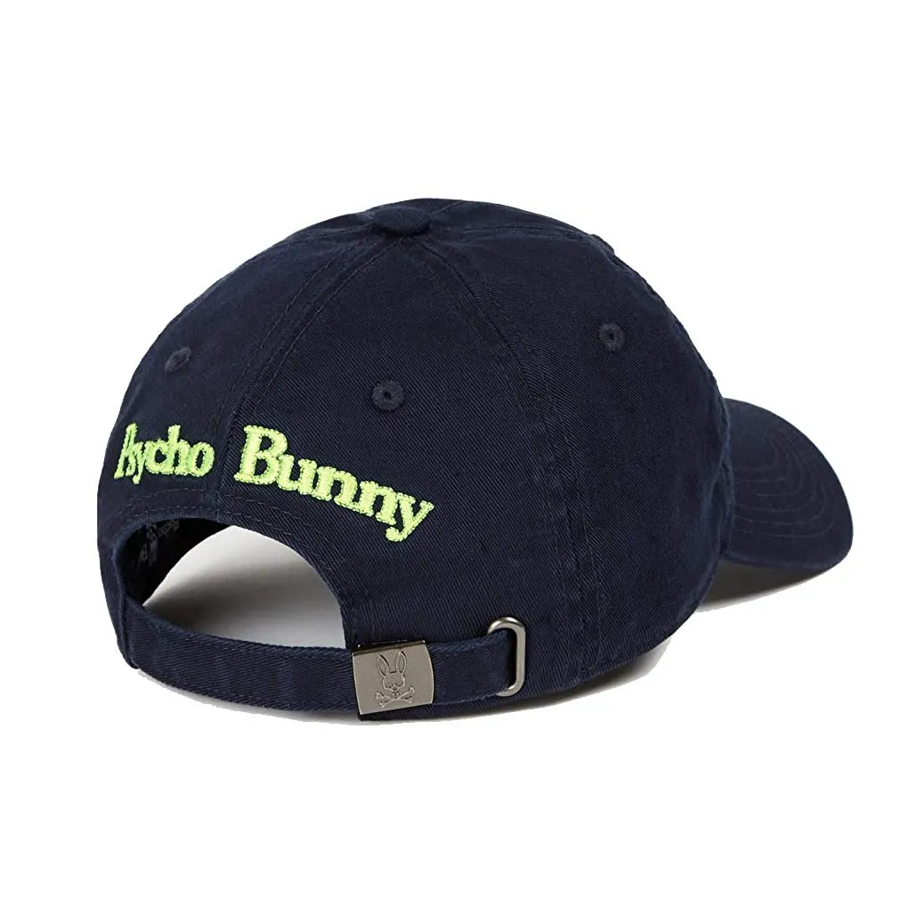 Psycho Bunny Men's Camo Embroidered Baseball Cap