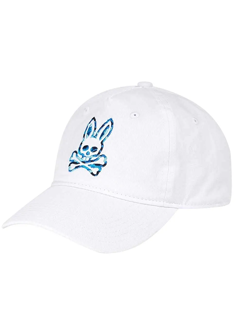 Psycho Bunny Men's Camo Embroidered Baseball Cap