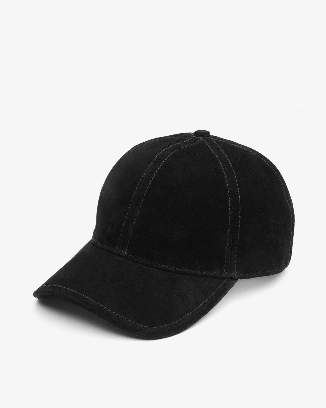 Rag & Bone - Marilyn Baseball Cap in Black Suede