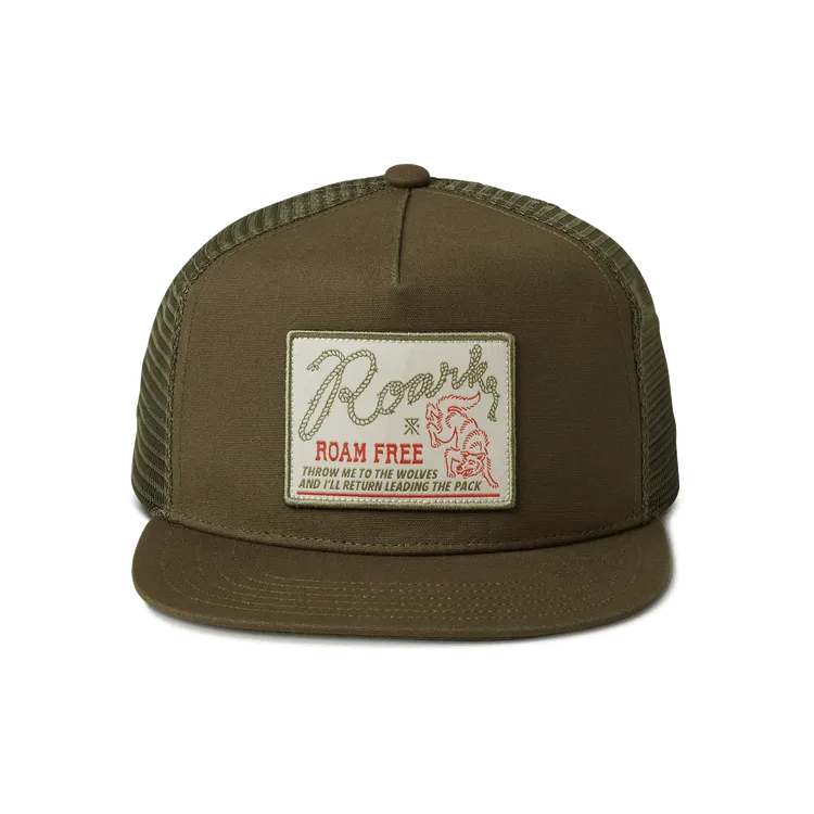 ROARK Station Trucker Snapback Hat - MILITARY