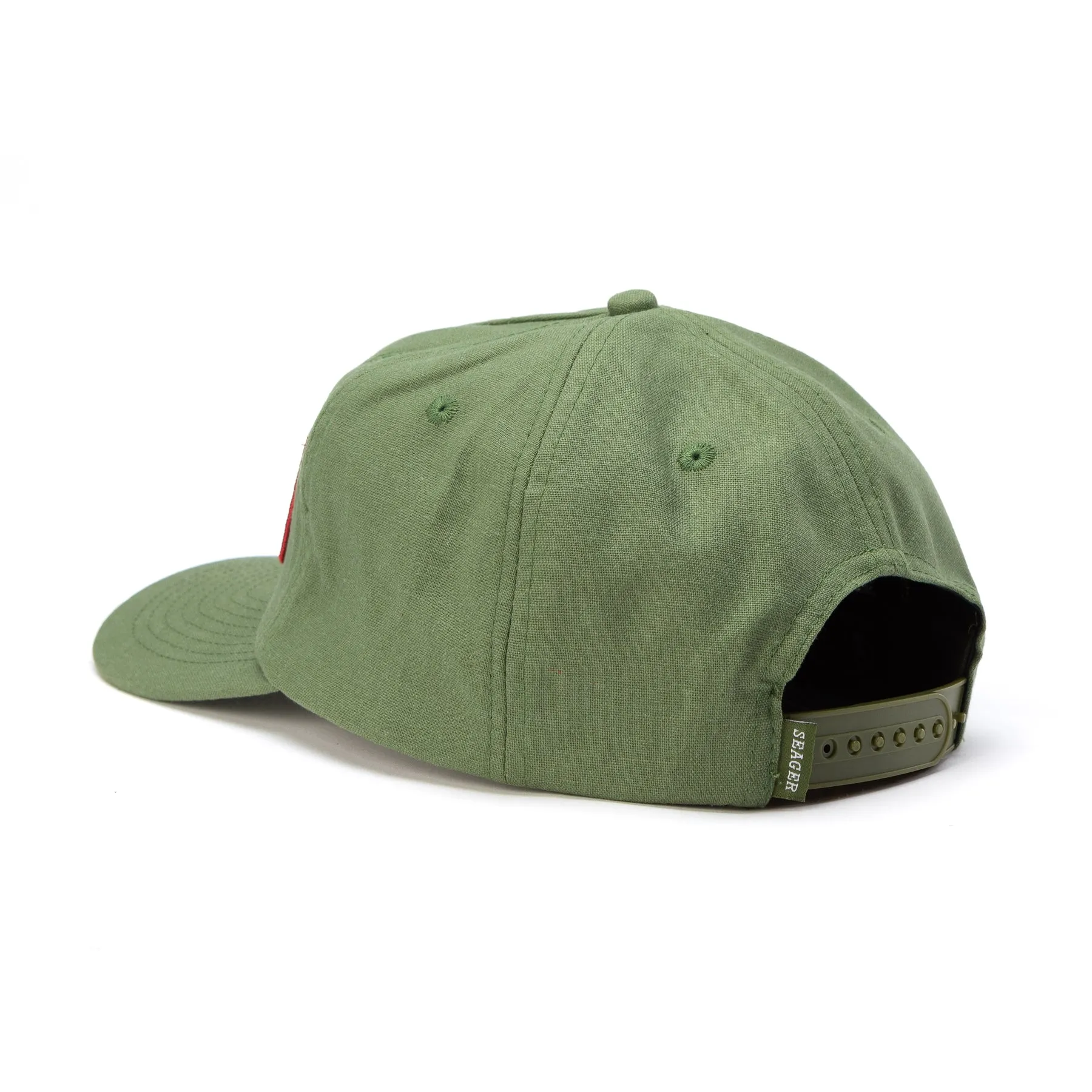 SEAGER Uncle Bill Hemp Snapback - GREEN