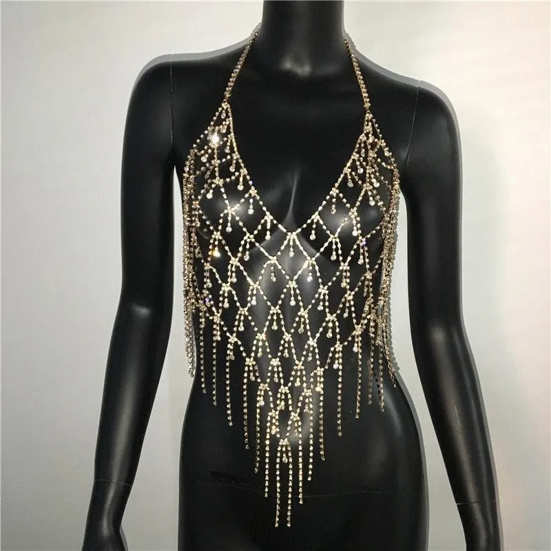 Sexy Clubwear Bling Rhinestone Party