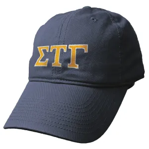 Sig Tau Vintage Blue Hat