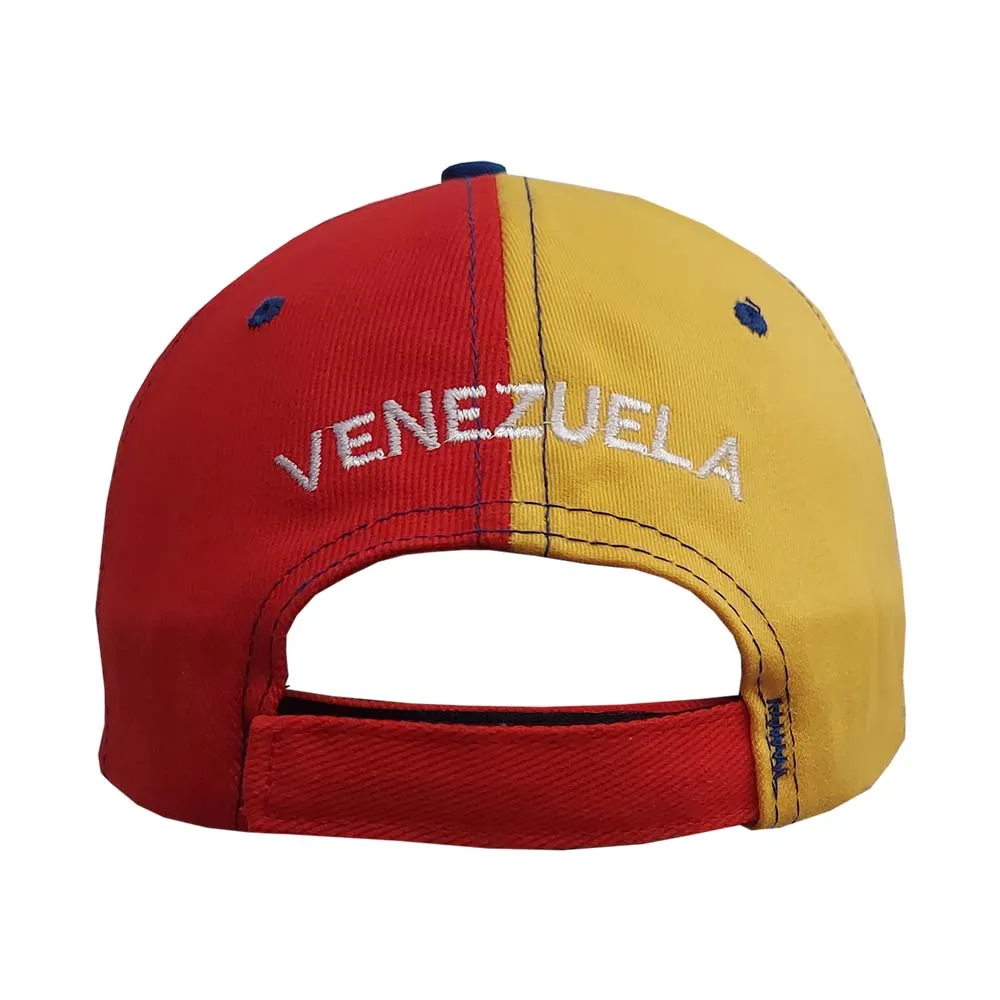 Skyros Gorra de Venezuela tricolor con 7 estrellas y escudo