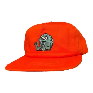 Snot Wheel Co. Hat Booger Cotton 5 Panel Orange