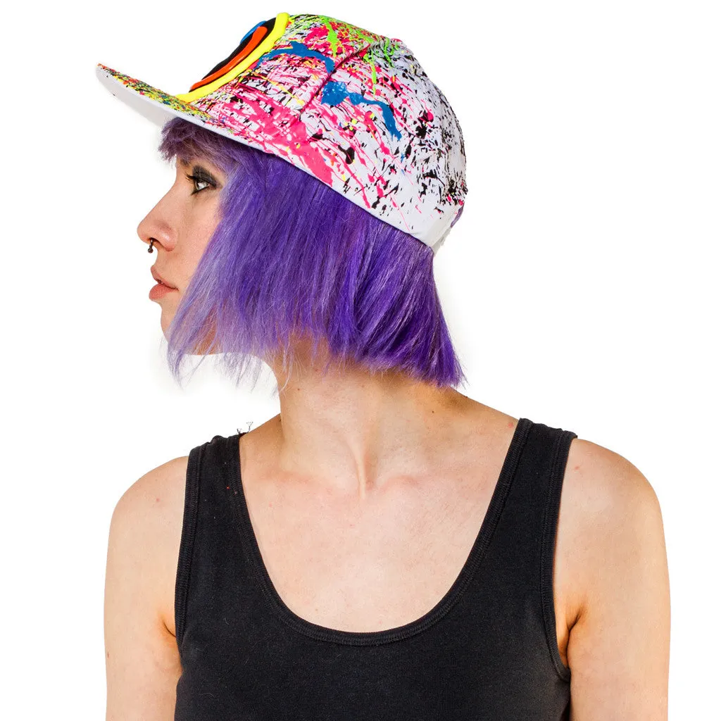 SQUIDGY FACE CAP WHITE