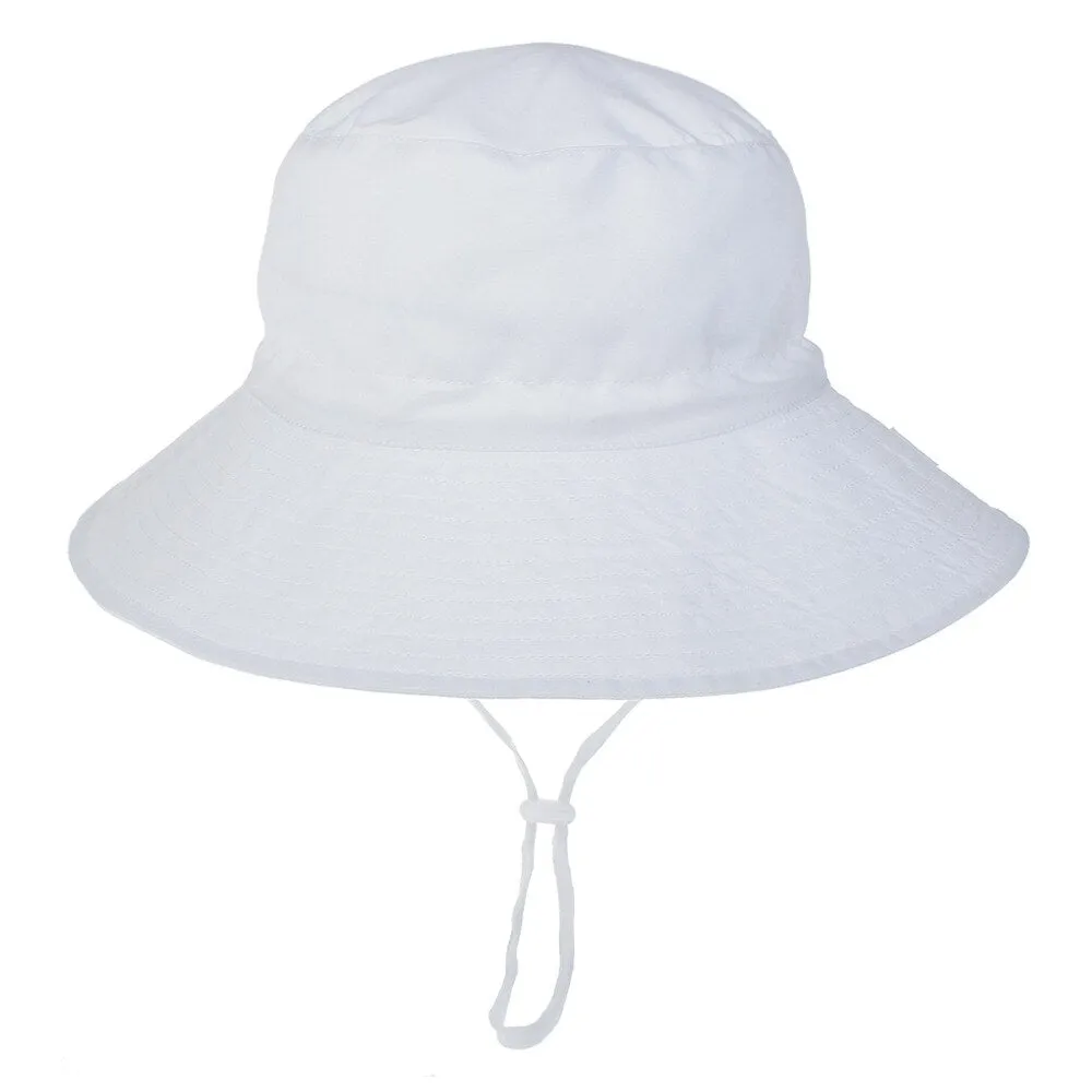 Summer Baby Sun Hat Children Outdoor Neck Ear Cover Anti UV Protection Beach Caps Boy Girl Swimming Hats For 0-8 Years