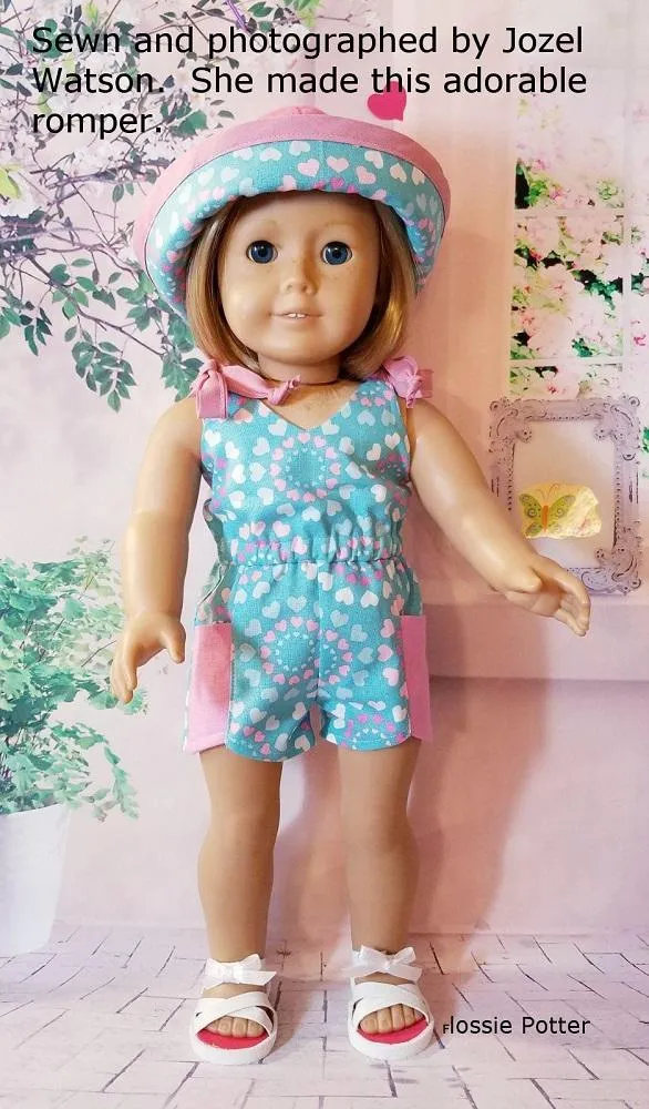 Sweetie Pie Hat 18" Doll Clothes Pattern